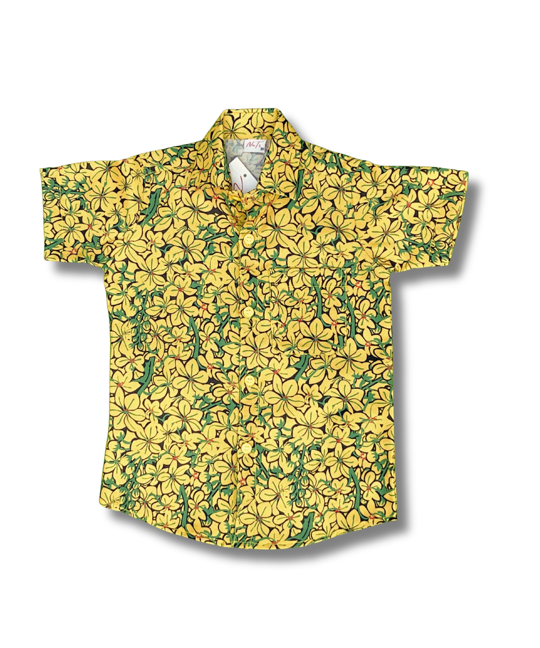 The Shirt, The Mundu — Yellow Floral