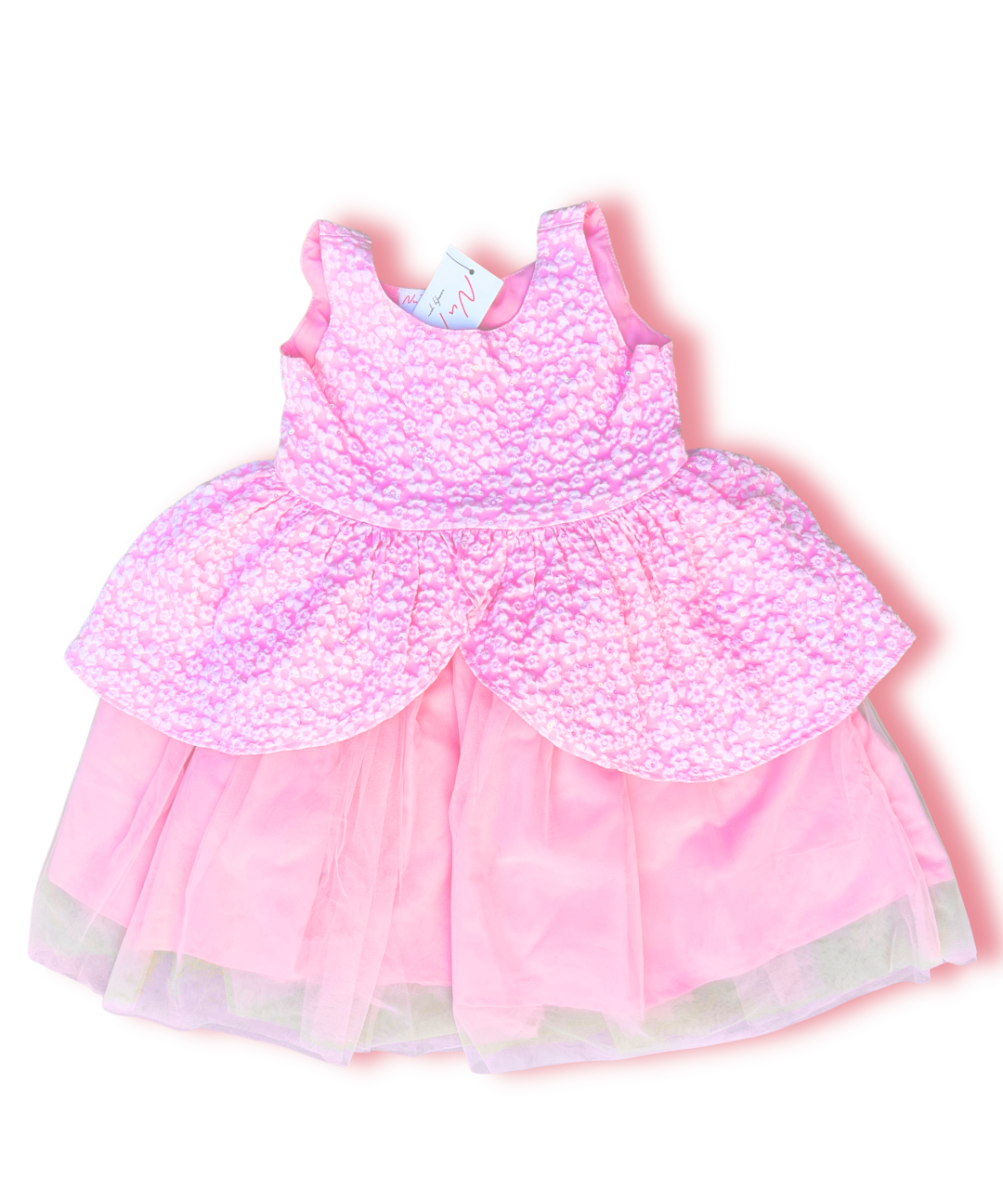 Blush Bloom Layered Party Frock