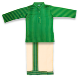 The Pinstripe Kurta & Mundu