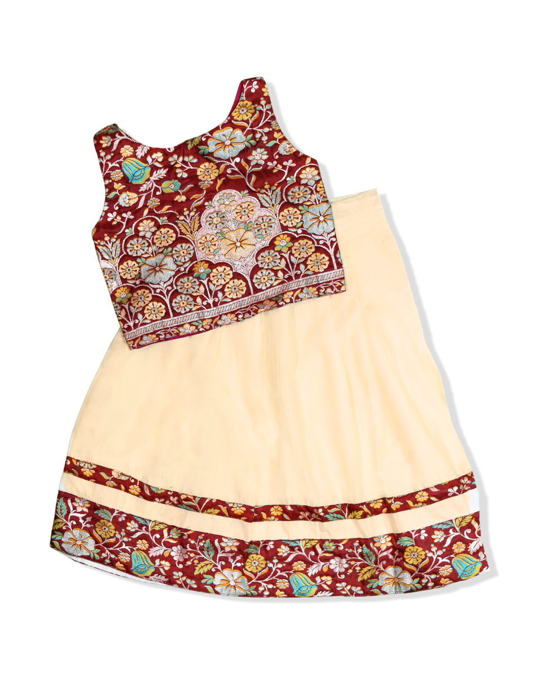 The Floral Brocade Skirt Set