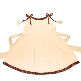 The Tie-Shoulder Pinstripe Frock