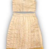 Ivory Kasavu – Festive Skirt & Top Set